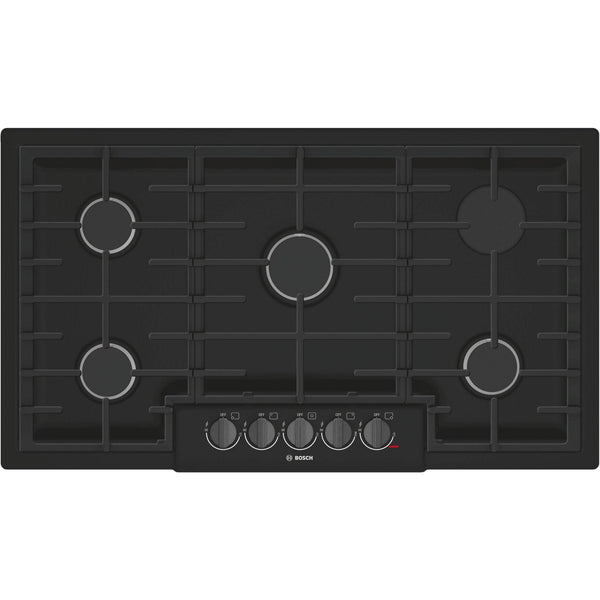 Bosch 36-inch Built-in Gas Cooktop with OptiSim® Burner NGM8646UC IMAGE 1