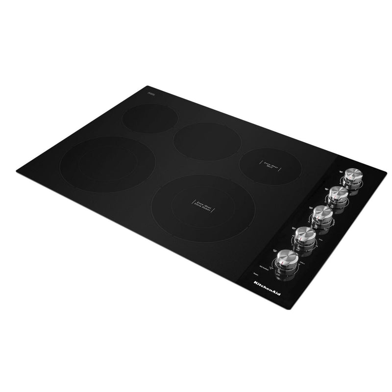 KitchenAid 30-inch Built-in Electric Cooktop with 5 Elements KCES550HBL IMAGE 2