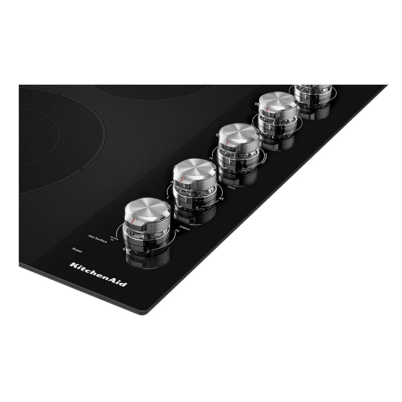 KitchenAid 30-inch Built-in Electric Cooktop with 5 Elements KCES550HBL IMAGE 3