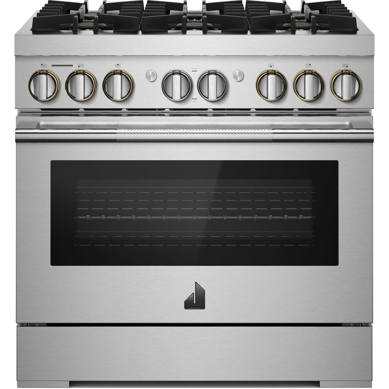 JennAir 36-inch Freestanding Dua-Fuel Range with JennAir® Culinary Center JDRP436HL IMAGE 1