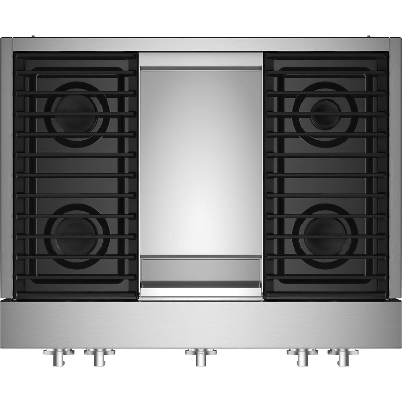 JennAir 36-inch Gas Rangetop with Griddle JGCP536HM IMAGE 2