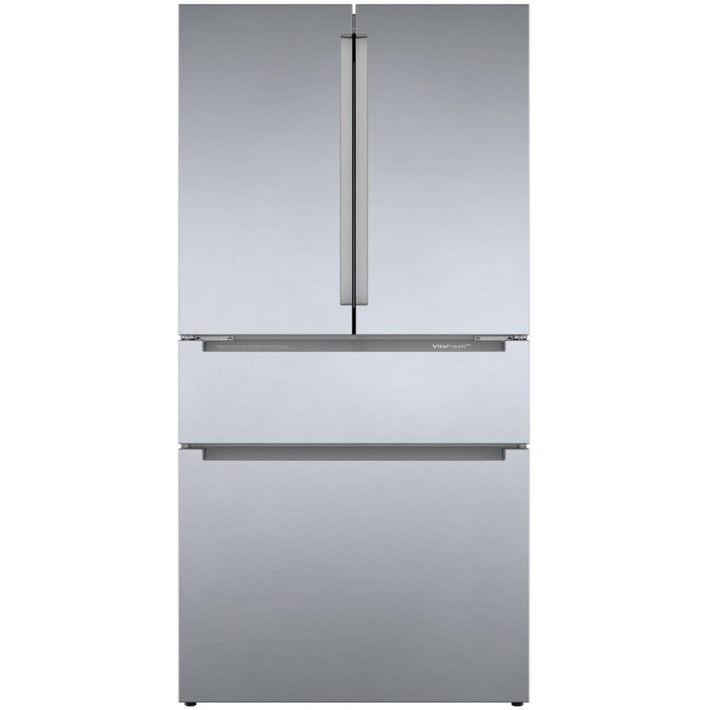 Bosch 36-inch, 21 cu.ft. Counter-Depth French 4-Door Refrigerator with VitaFreshPro™ Drawer B36CL80ENS IMAGE 1