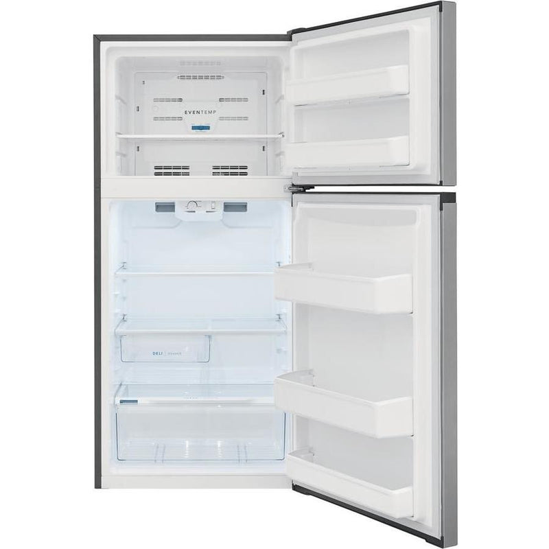 Frigidaire 27-inch, 13.9 cu.ft. Freestanding Top Freezer Refrigerator with EvenTemp® Cooling System FFHT1425VV IMAGE 2