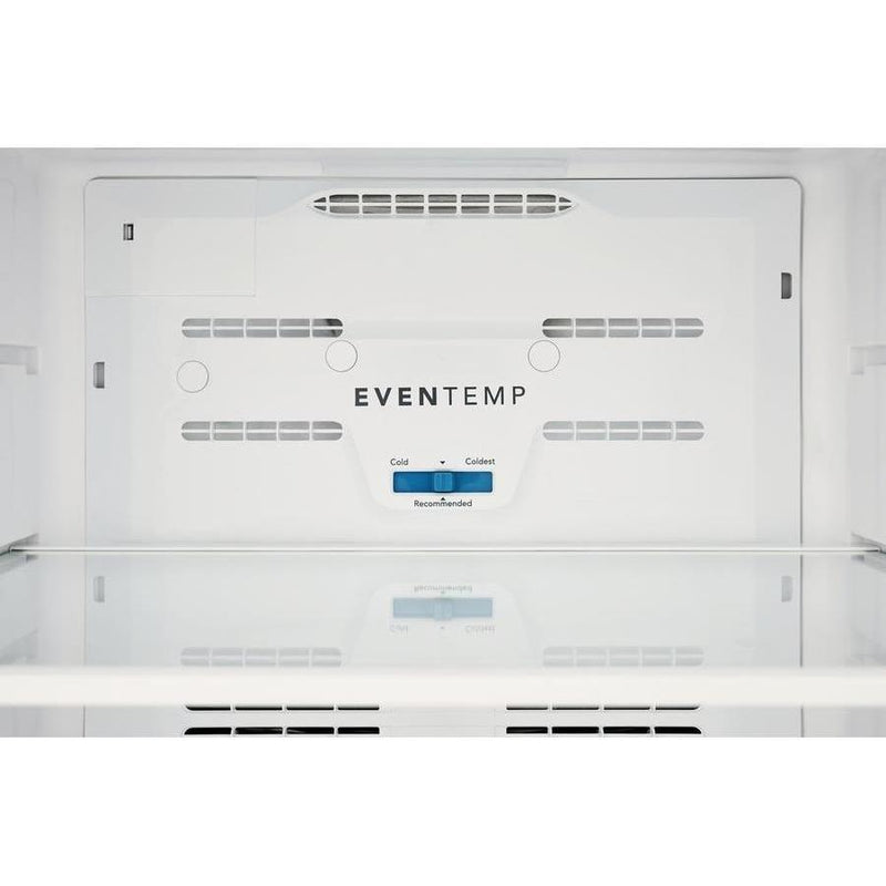 Frigidaire 27-inch, 13.9 cu.ft. Freestanding Top Freezer Refrigerator with EvenTemp® Cooling System FFHT1425VV IMAGE 3