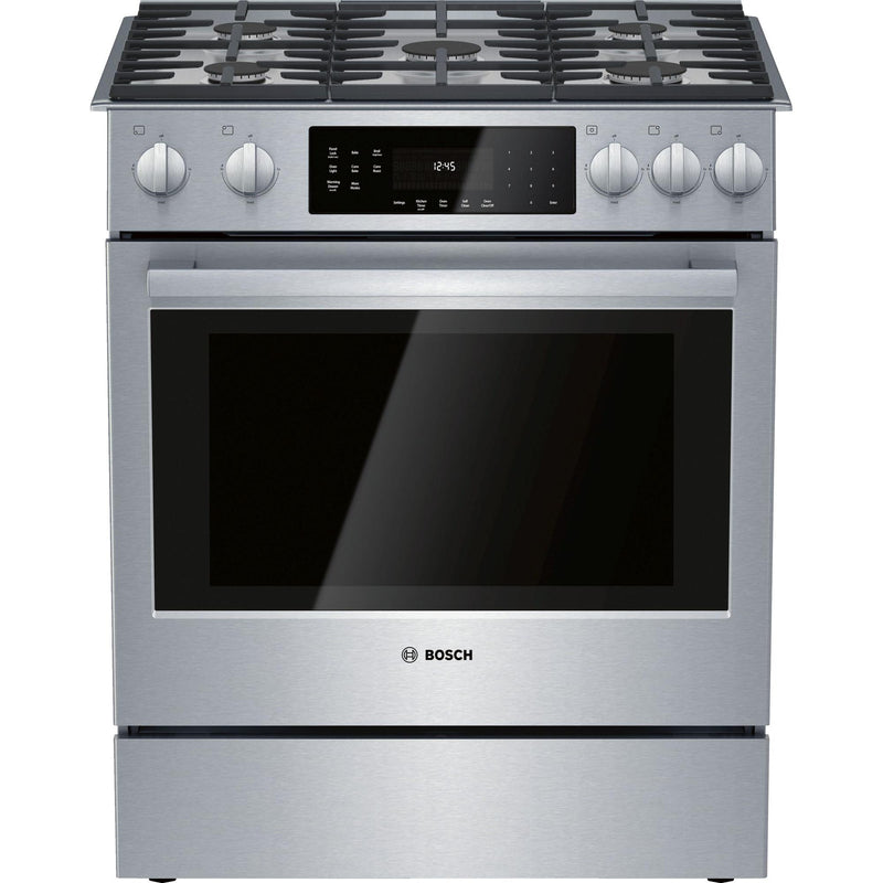 Bosch 30-inch Slide-In Gas Range with 9 Specialized Cooking Modes HGI8056UC IMAGE 1