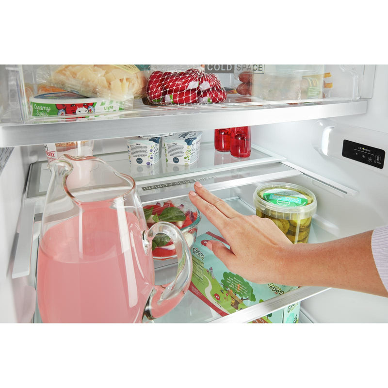 Whirlpool 24 3/8", 11.6 cu.ft. Top Freezer Freestanding Refrigerator with Freezer Temperature Controls WRT312CZJB IMAGE 8