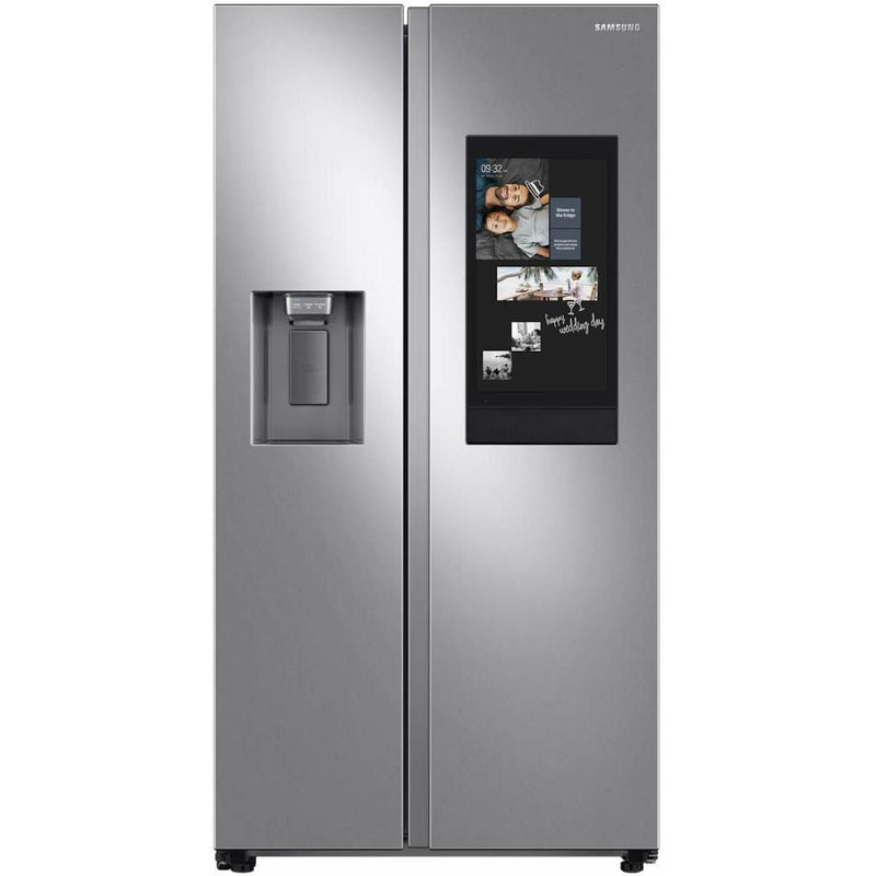 Samsung 36-inch, 21.5 cu.ft. Counter-Depth Side-by-Side Refrigerator with Family Hub™ RS22T5561SR/AC IMAGE 1