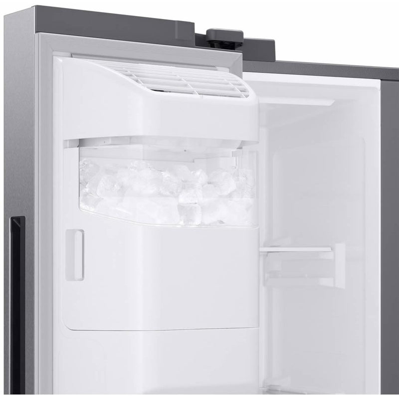 Samsung 36-inch, 21.5 cu.ft. Counter-Depth Side-by-Side Refrigerator with Family Hub™ RS22T5561SR/AC IMAGE 9