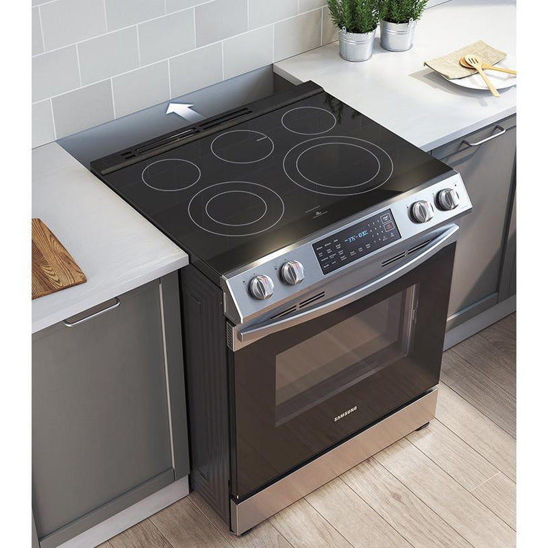 Samsung 30-inch Slide-in Electric Range with Wi-Fi Connectivity NE63T8311SS/AC IMAGE 11