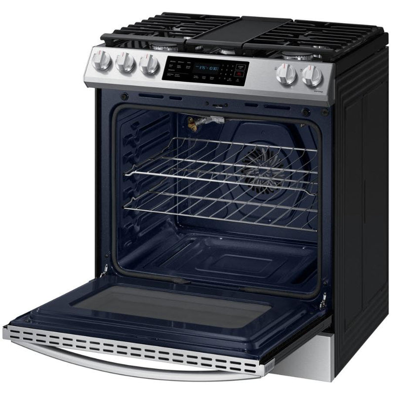 Samsung 30-inch Slide-in Gas Range with Wi-Fi Connect NX60T8311SS/AA IMAGE 7