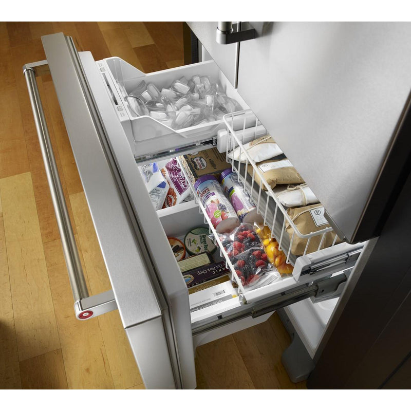 KitchenAid 36-inch, 22 cu.ft. Counter-Depth French 3-Door Refrigerator with Interior Water Dispenser KRFC302ESS IMAGE 9