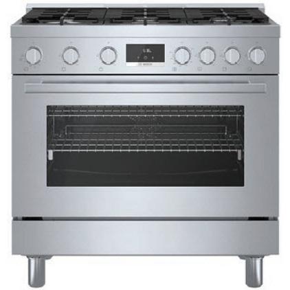 Bosch 36-inch Freestanding Gas Range with Convection Technology HGS8655UC IMAGE 1