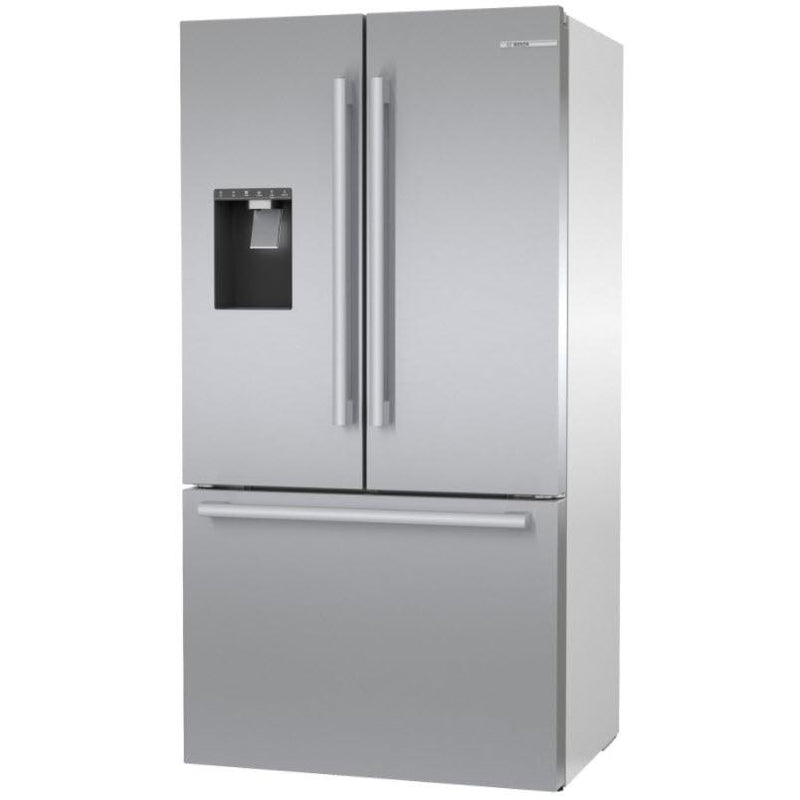 Bosch 36-inch, 20.8 cu.ft. Counter-Depth French 3-Door Refrigerator with QuickIcePro System™ B36CD50SNS IMAGE 3