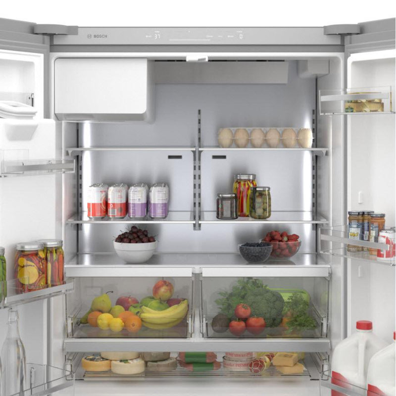 Bosch 36-inch, 20.8 cu.ft. Counter-Depth French 3-Door Refrigerator with QuickIcePro System™ B36CD50SNS IMAGE 8
