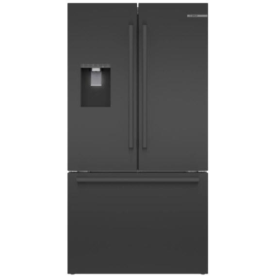 Bosch 36-inch, 20.8 cu.ft. Counter-Depth French 3-Door Refrigerator with QuickIcePro System™ B36CD50SNB IMAGE 2