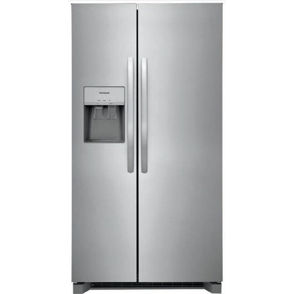 Frigidaire 33-inch, 22.2 cu.ft. Freestanding Side-by-Side Refrigerator with Ice and Water Dispensing System FRSS2323AS IMAGE 1