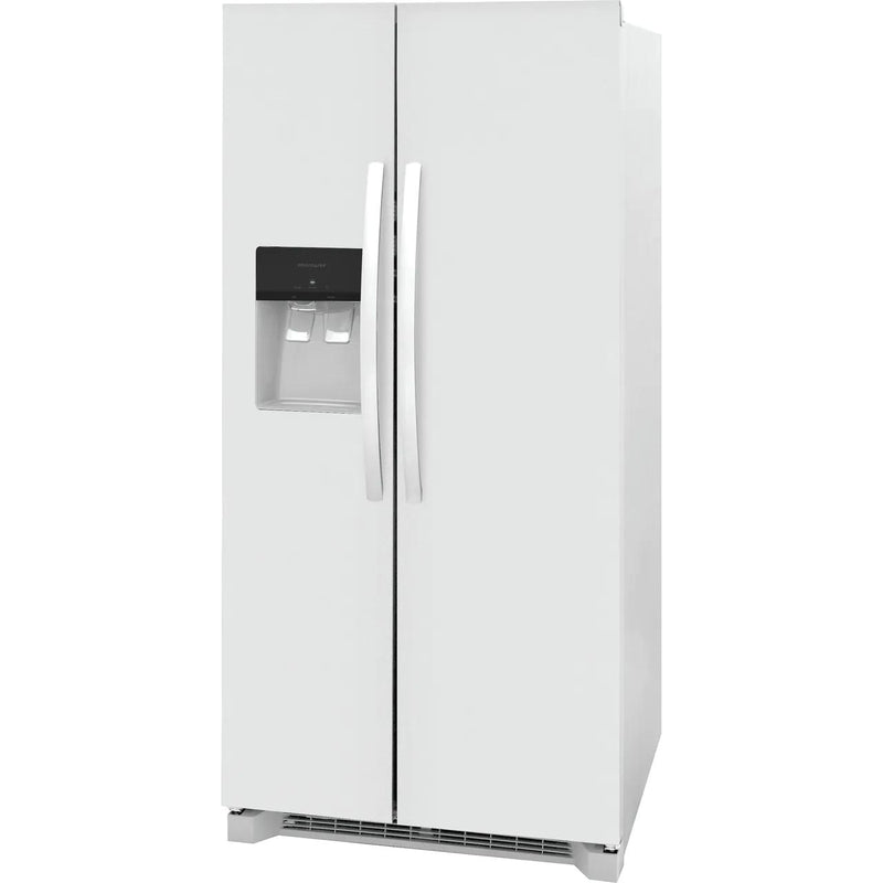 Frigidaire 33-inch, 22.2 cu.ft. Freestanding Side-by-Side Refrigerator with Ice and Water Dispensing System FRSS2323AW IMAGE 2