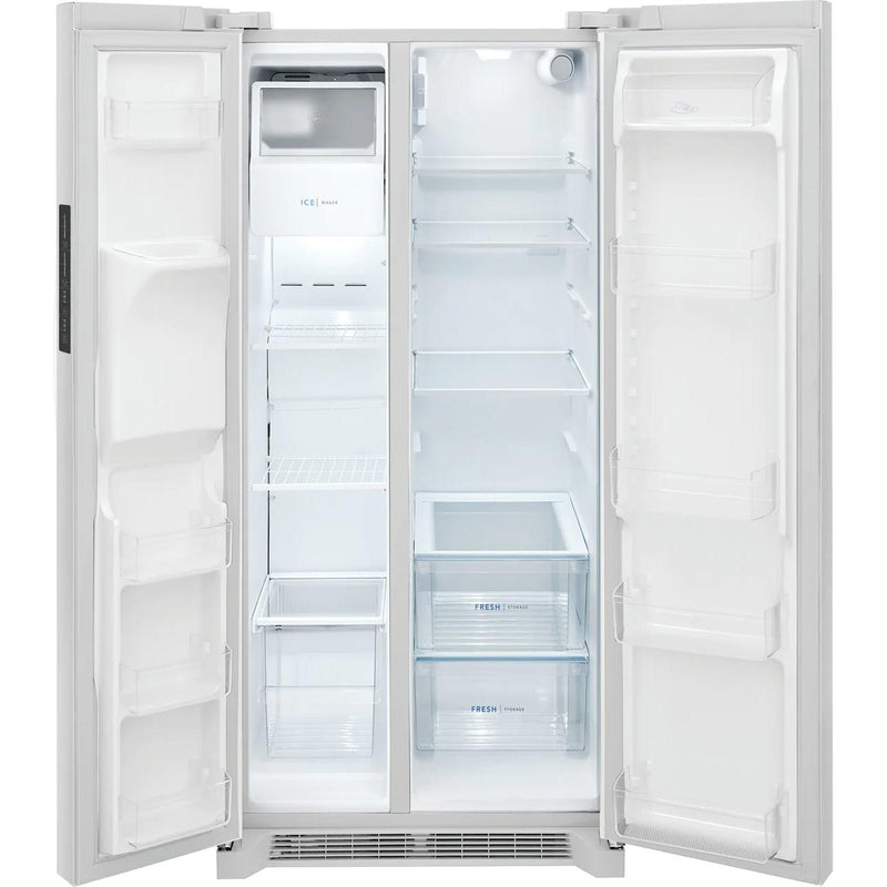 Frigidaire 33-inch, 22.2 cu.ft. Freestanding Side-by-Side Refrigerator with Ice and Water Dispensing System FRSS2323AW IMAGE 5