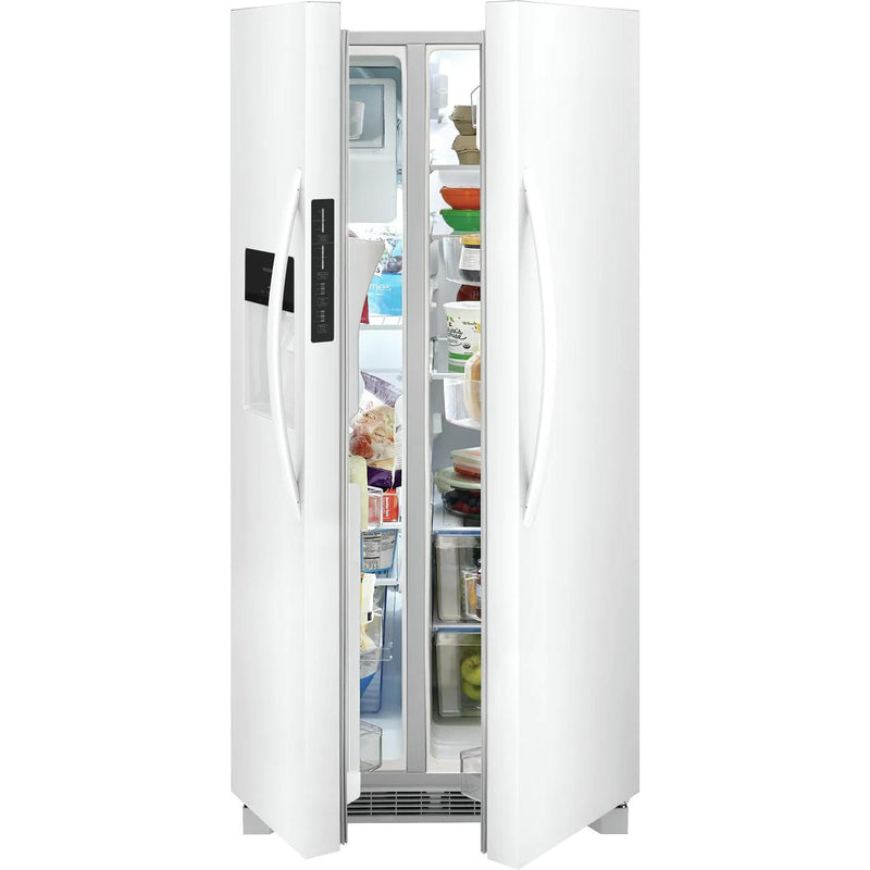 Frigidaire 33-inch, 22.2 cu.ft. Freestanding Side-by-Side Refrigerator with Ice and Water Dispensing System FRSS2323AW IMAGE 7