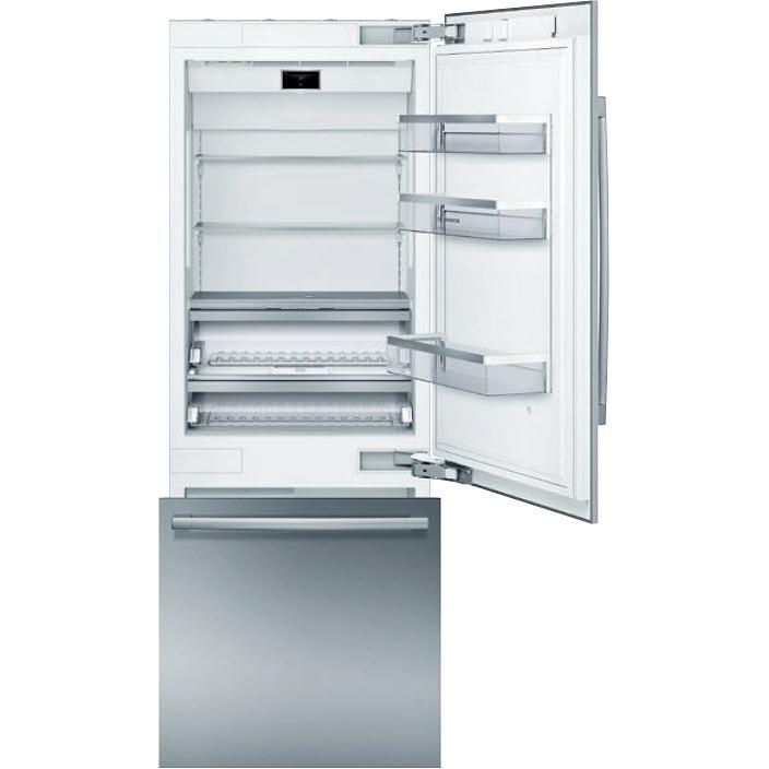 Bosch 30-inch, 16 cu.ft. Built-in Bottom Freezer with Wi-Fi Connect B30BB935SS IMAGE 2