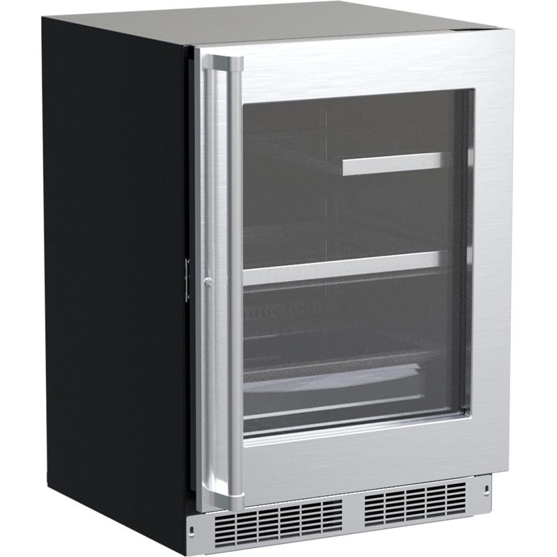Marvel Professional 24-inch, 5.5 cu.ft. Built-in Compact Refrigerator with Dynamic Cooling Technology MPRE424-SG31A IMAGE 1