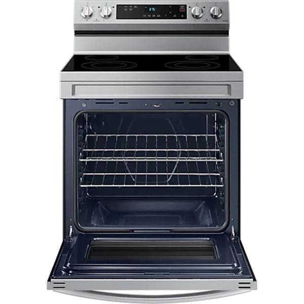 Samsung 30-inch Freestanding Electric Range with WI-FI Connect NE63A6111SS/AC IMAGE 2