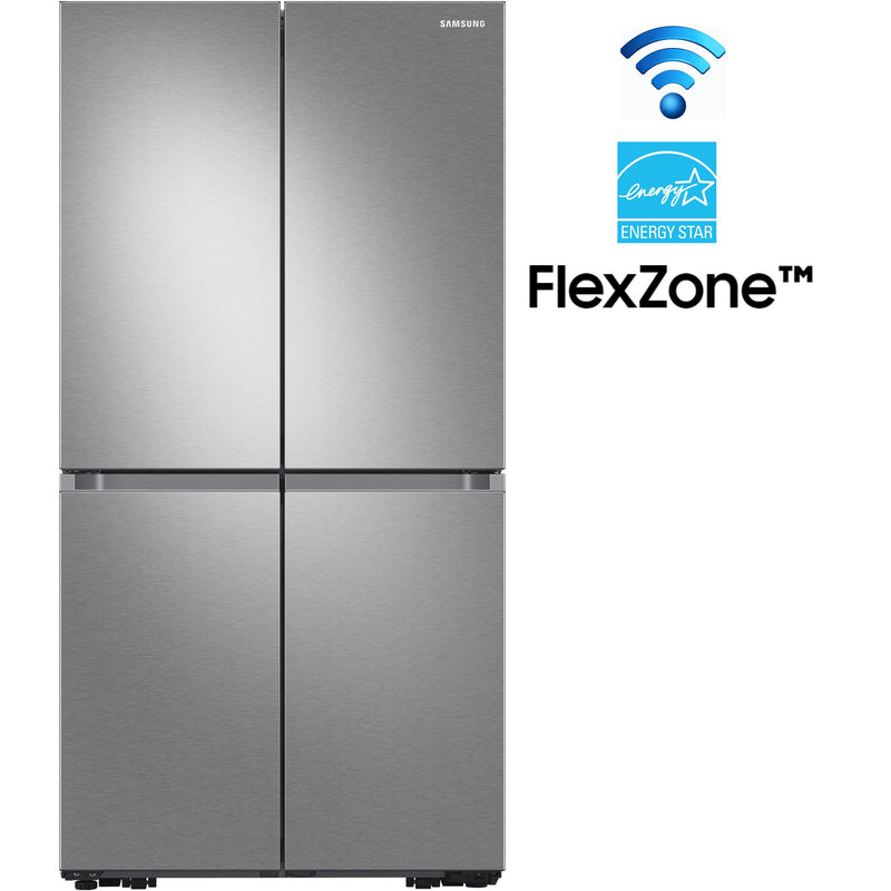 Samsung 36-inch, 29 cu.ft. Freestanding French 4-Door Refrigerator with Dual Ice Maker RF29A9671SR/AC IMAGE 2