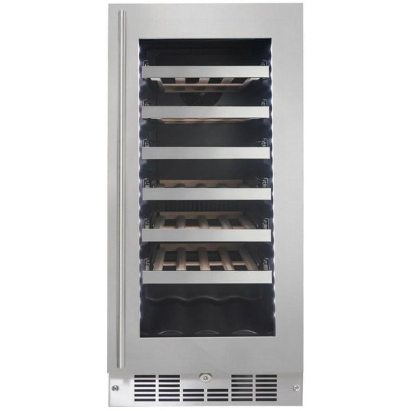 Silhouette Professional 27-Bottle Tuscany Series Wine Cooler with LED Lighting SPRWC031D1SS IMAGE 1