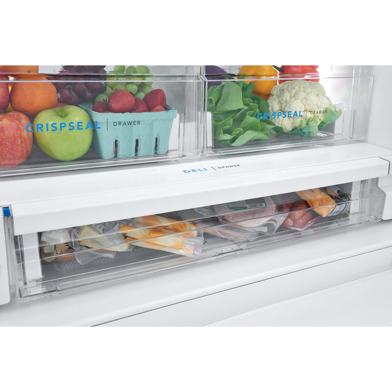 Frigidaire 36-inch, 27.8 cu. ft. French 3-Door Refrigerator with Dispenser FRFS2823AW IMAGE 9