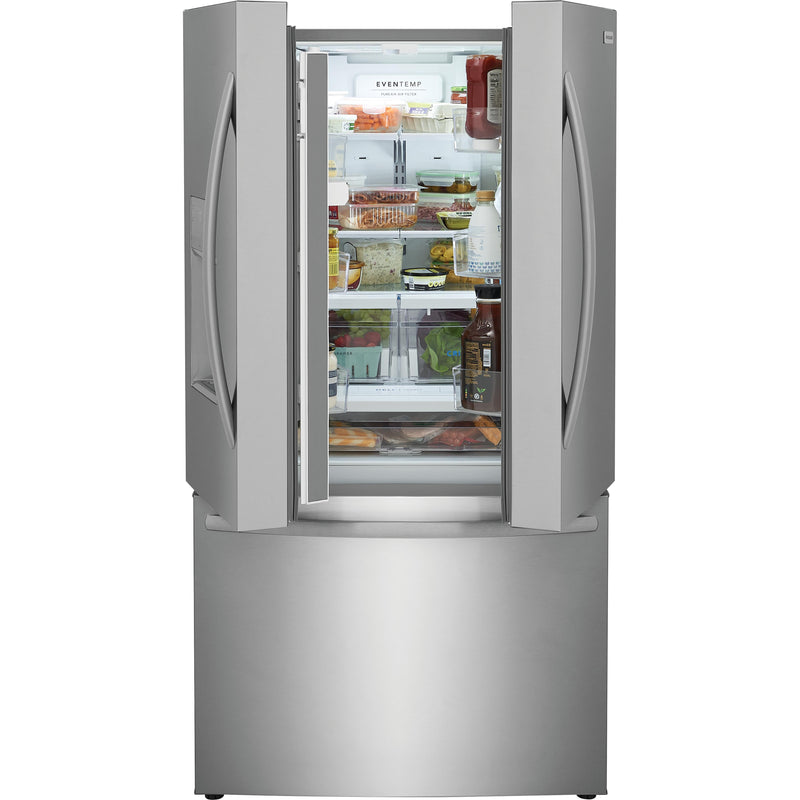 Frigidaire 36-inch, 27.8 cu. ft. French 3-Door Refrigerator with Dispenser FRFS2823AS IMAGE 4