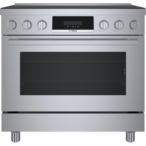 Bosch 36-inch Freestanding Induction Range with CombiZone HIS8655C/01 IMAGE 1