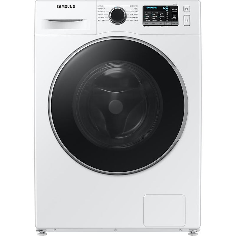 Samsung 2.9 cu. ft. Front Loading Washer with Steam Wash WW25B6800AW/AC IMAGE 1