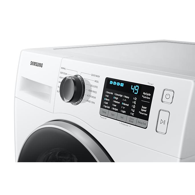 Samsung 2.9 cu. ft. Front Loading Washer with Steam Wash WW25B6800AW/AC IMAGE 9