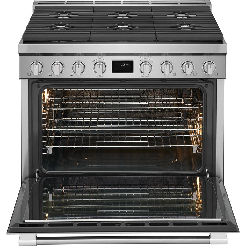 Frigidaire Professional 36-inch Freestanding Dual-Fuel Range with Convection Technology PCFD3670AF IMAGE 4