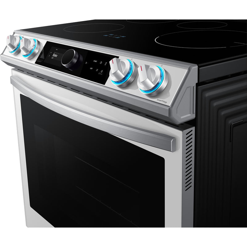 Samsung 30-inch Slide-in Electric Induction Range with WI-FI Connect NE63BB891112AC IMAGE 10