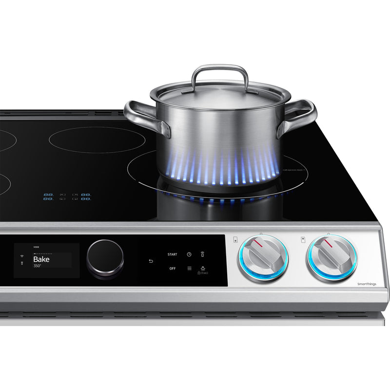 Samsung 30-inch Slide-in Electric Induction Range with WI-FI Connect NE63BB891112AC IMAGE 11