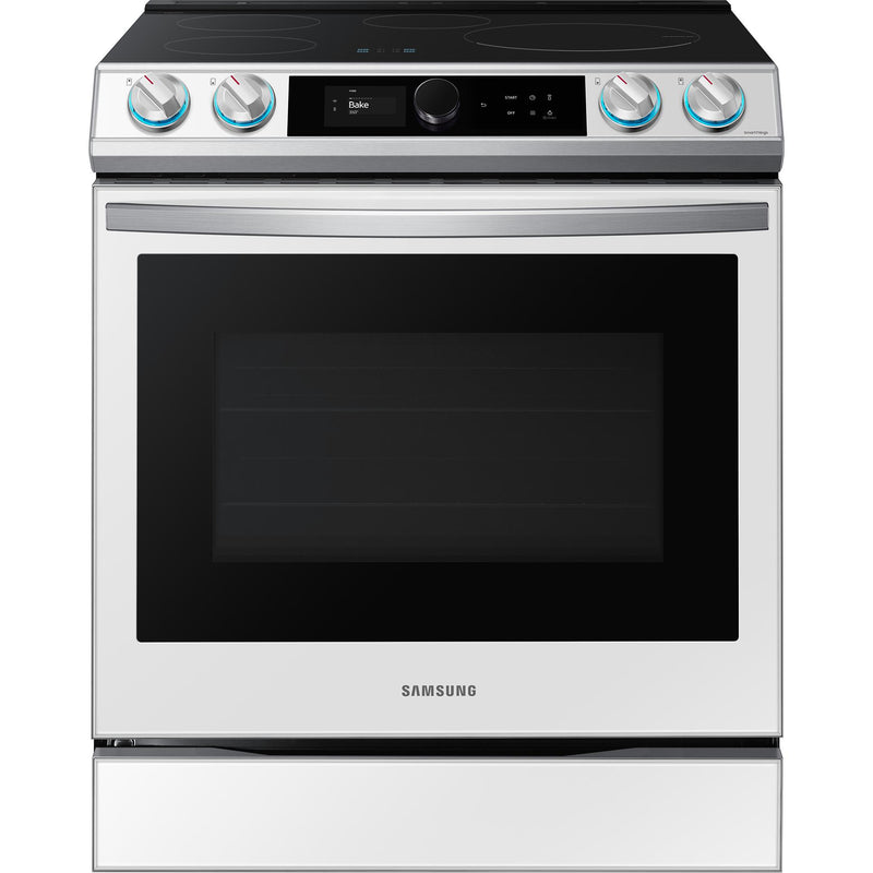 Samsung 30-inch Slide-in Electric Induction Range with WI-FI Connect NE63BB891112AC IMAGE 1