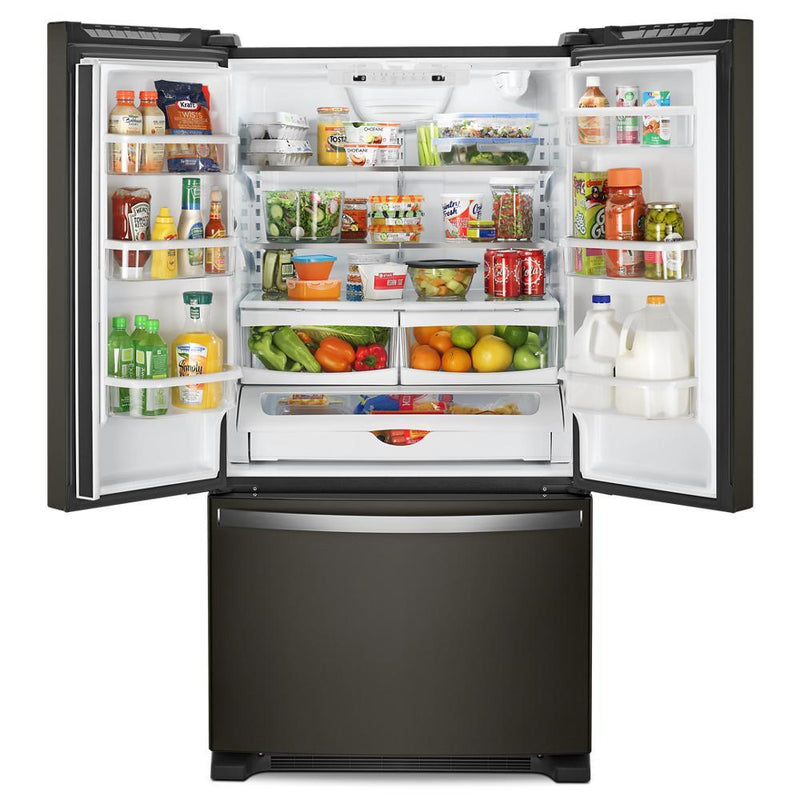 Whirlpool 33-inch, 22.1 cu. ft. Freestanding French 3-Door Refrigerator with Factory Installed Ice Maker WRFF5333PV IMAGE 1