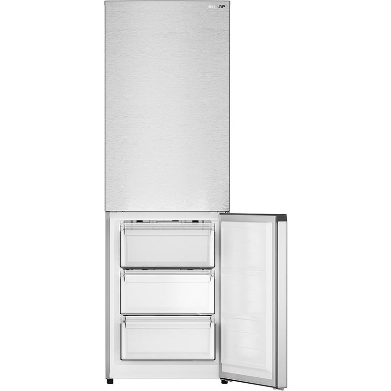 Sharp 24-inch, 11.5 cu. ft. Counter-Depth Bottom Freezer Refrigerator SJB1257HSC IMAGE 3